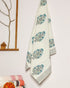 Floral Buta Waffle Cotton Towel (TWL15)